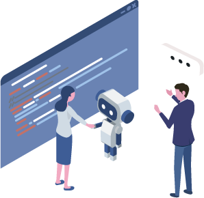 事業会社・DX／AX推進部門様へ
PoCで止まらない、現場に定着するAXを。
AX（AI Transformation）の企画・設計・実践・定着を、
専門家が一貫して支援します。