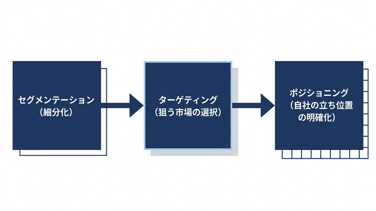 STP分析の概念図